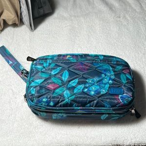 Lug Roundabout 2 crossbody - peacock print